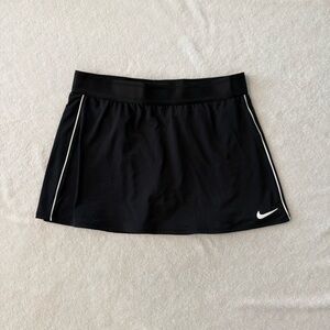 Nike Black Tennis Skirt with White Trim